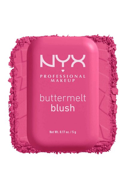 بودرة أحمر خدود NYX Buttermelt – عالية التصبغ بلمسة نهائية مطفية ولامعة (7 ألوان) - ناعمة كالزبدة / 5 جرام