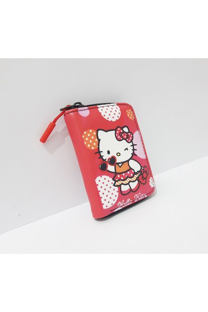 Children's Wallet 12X8.5 cm Hello Kitty Patterned Children's Wallet