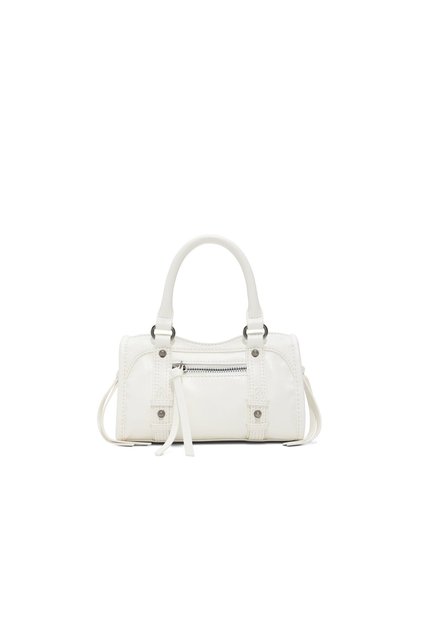 Leiaa Ladies White Satchel Bag