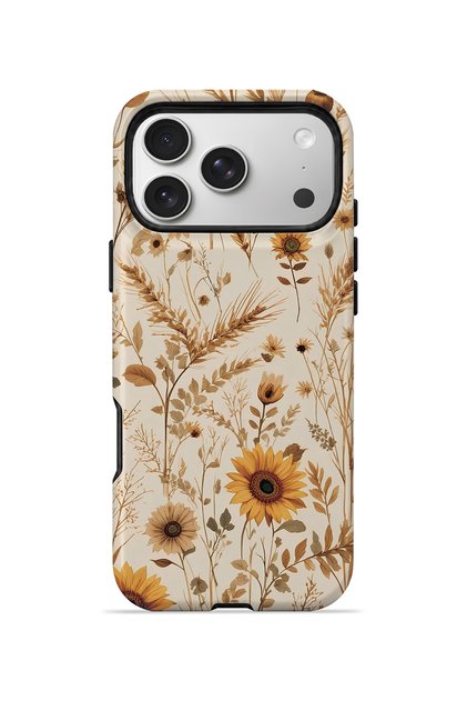 iPhone 17 Pro Max Vorian Double Layer Sepia Wildflower Case