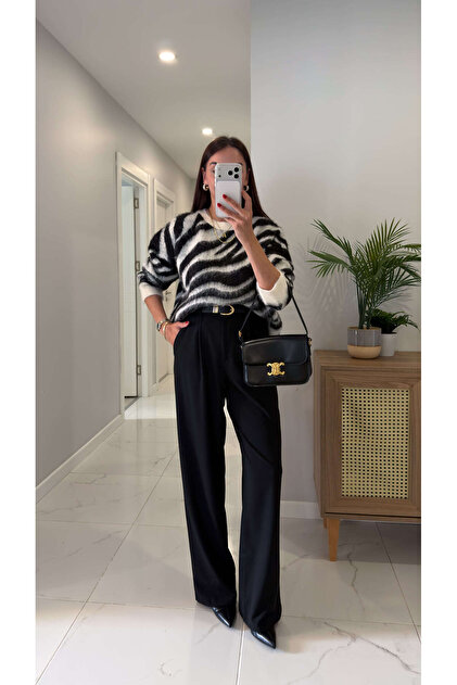 Vanle Black Palazzo Pants