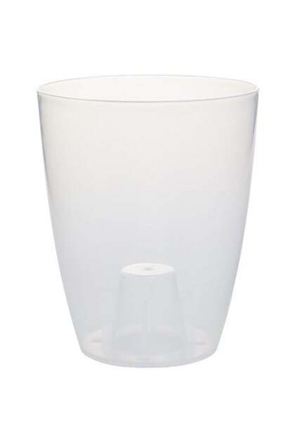 Ghiveci rotund pentru orhidee GOODHOME, plastic, 12 cm, transparent