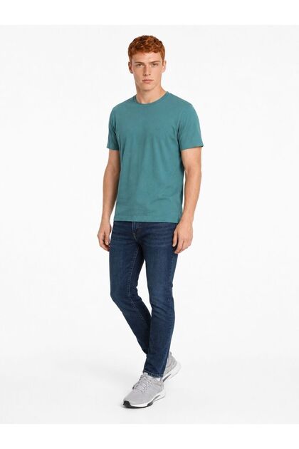 Justin Men's Dark Blue Skinny Low Waist Skinny Jean Trousers