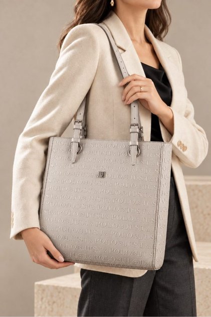 New Season Long Strap Women's Hand and Shoulder Bag Stone