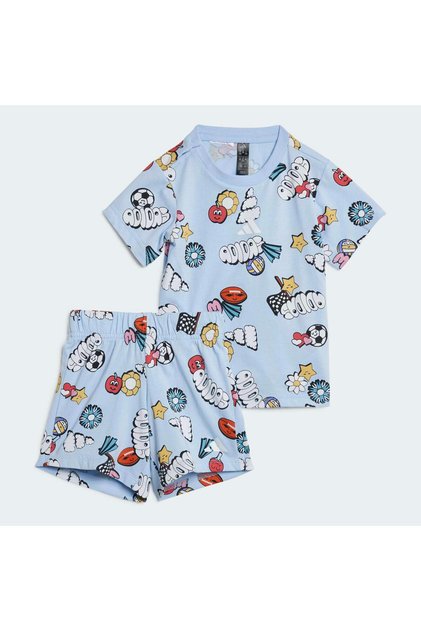 Sportswear Bebek Mavi Eşofman Takımı (JD0062)