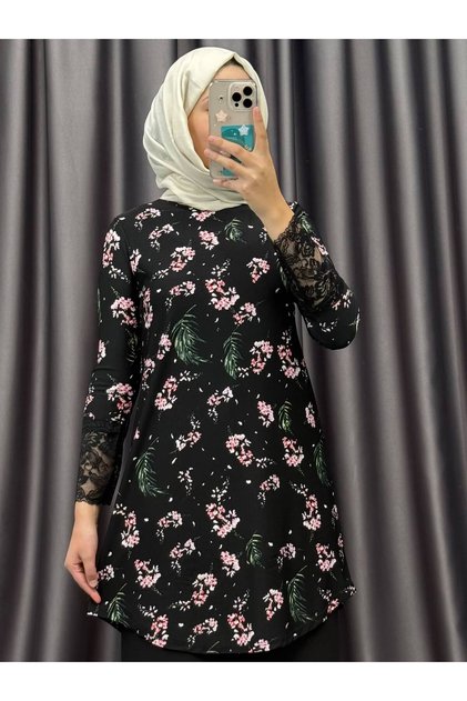 Dantel Detaylı Tunik