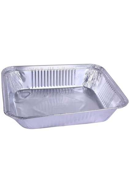 Aluminium Container W/Lid Rectangle 3650Ml 5Pcs Hsm73365