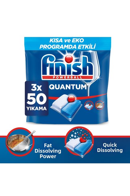 Quantum 150 Tablets Dishwasher Detergent (50 X 3)