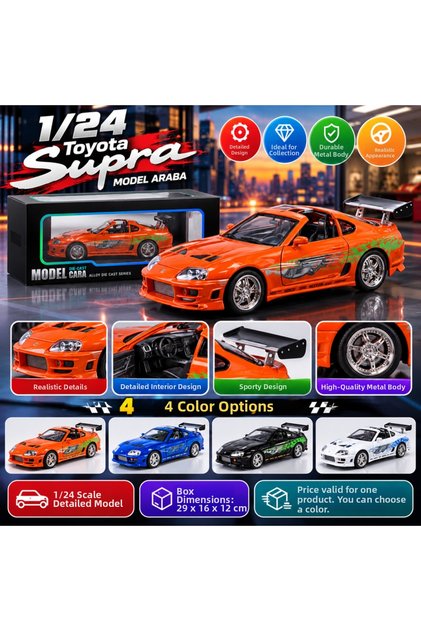 1/24 Toyota Supra Model Car