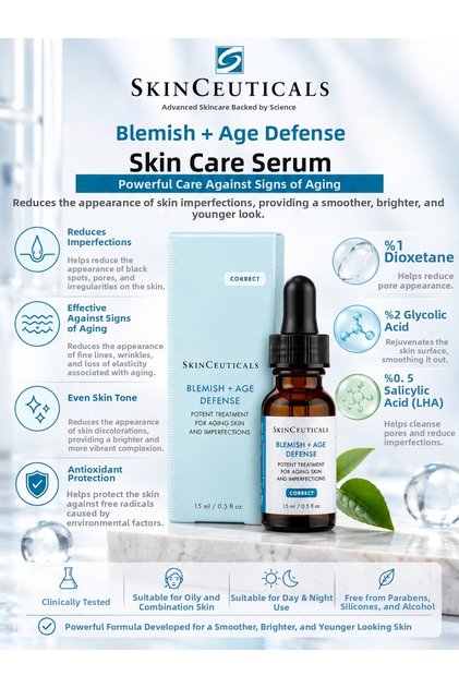 Blemish + Age Defense 15 ml – Anti-Aging and Anti-Skin Imperfections Serum