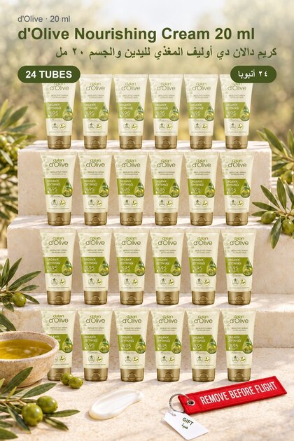 D'Olive Nourishing Hand & Body Cream 20 ml X 24 Tubes