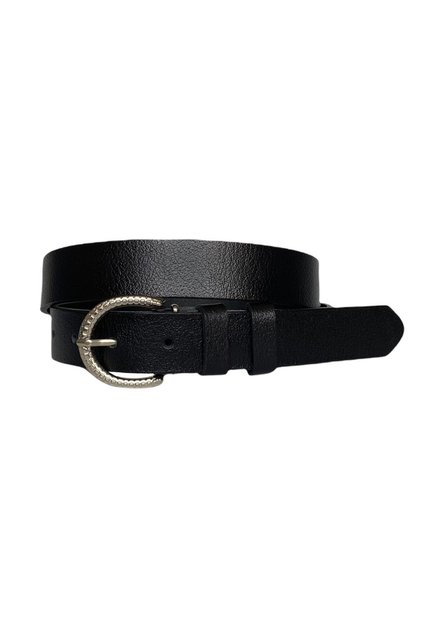 100% Genuine Leather Black Thin Women's Belt, 3 Cm=3cm-kdn-35