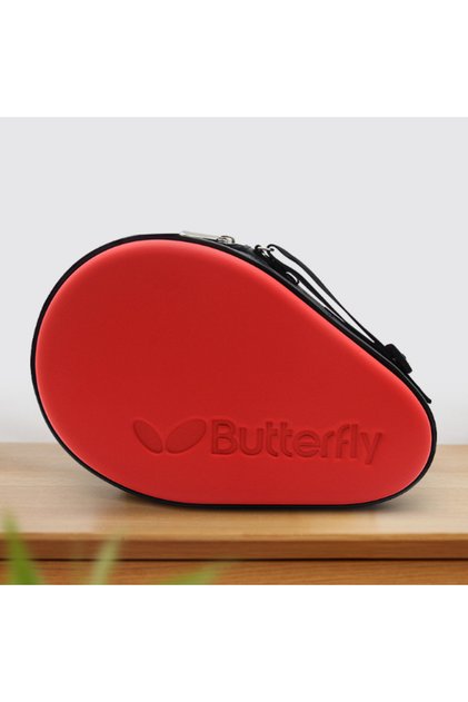 Red EVA Large Capacity Outdoor Lightweight Sports Racket Wear-Resistant Gourd Shaped Table Tennis Ra