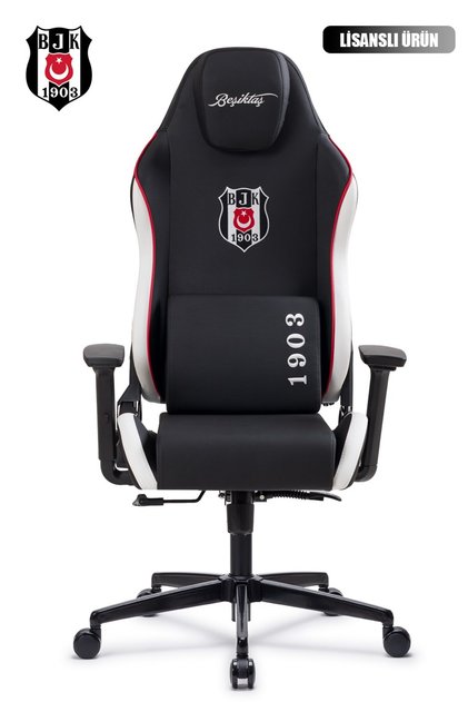Fanchair x Siyah Beyaz Lisanslı Oyuncu Koltuğu