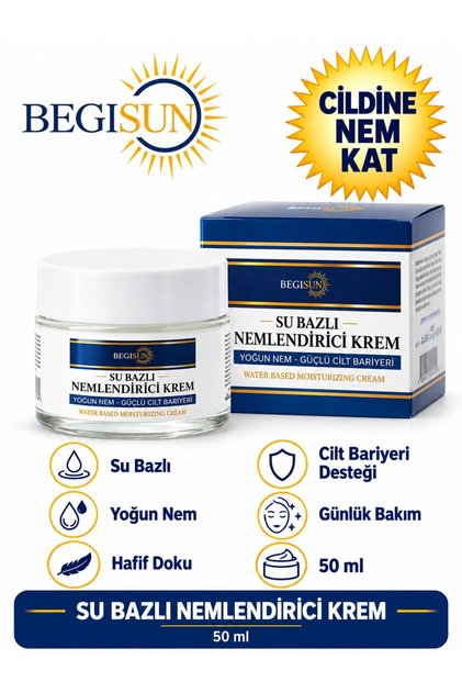 Intensive Moisturizing Water-Based Face Cream – Lightweight Formula That Supports the Skin Barrier 50 ml