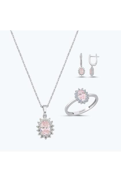 Altın Üçlü Oval Set