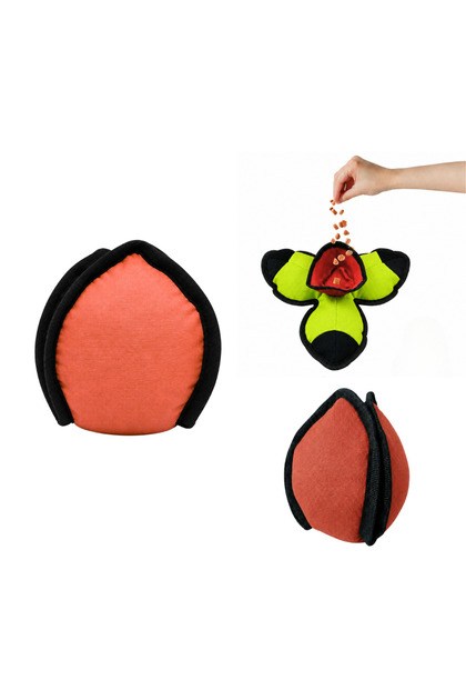 Lotus Dog Toy with Food Storage | Interactive Activity Toy Dog Play Ball