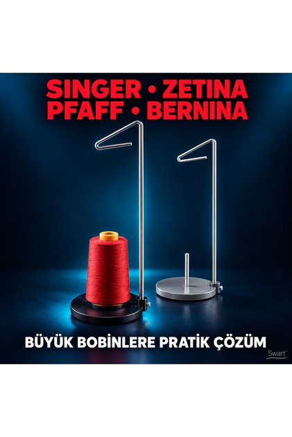 Singer Zetina Janome Pfaff Brother Ev tipi dikiş makinaları için tek bobinlik iplik çardak