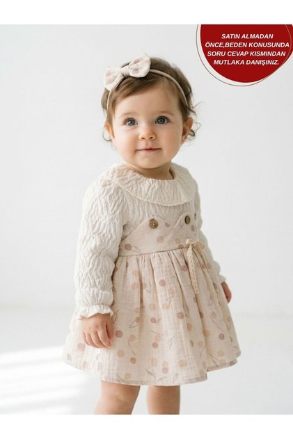 Clara Long Sleeve Skirted Special Occasion Holiday Baby Girl Dress