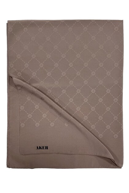 Monogram Şal - Açık Vizon 981