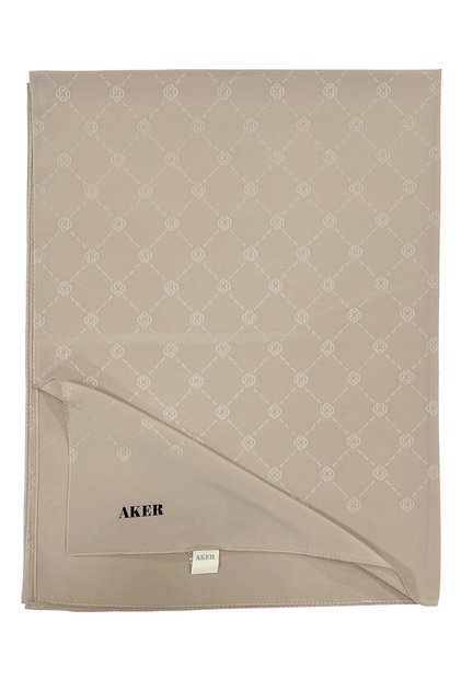 Șal cu monogramă - Bej 982