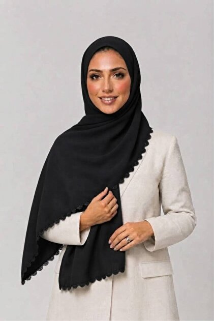 Turkish Scarf with Hand Embroidery on Three Sides Using Japanese Brocade Fabric, Size: 60 * 190
