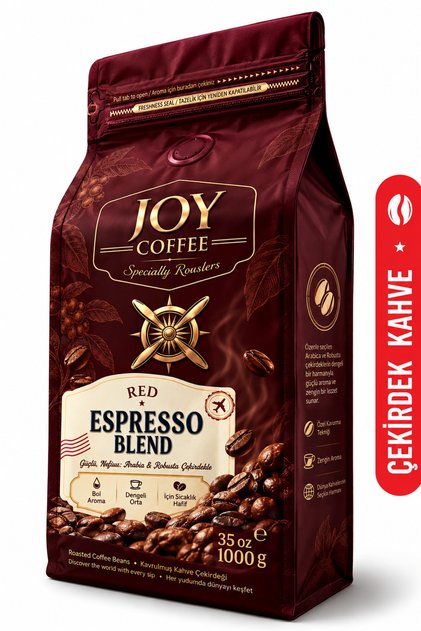 Joy Espresso Coffee | 1000 Grams | Red Blend Coffee