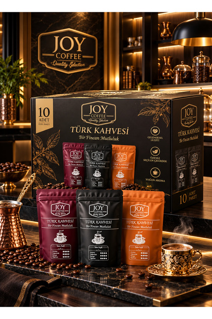 Traditional Flavor Set: 100 g X 10 Pieces of Light Roasted Turkish Coffee
