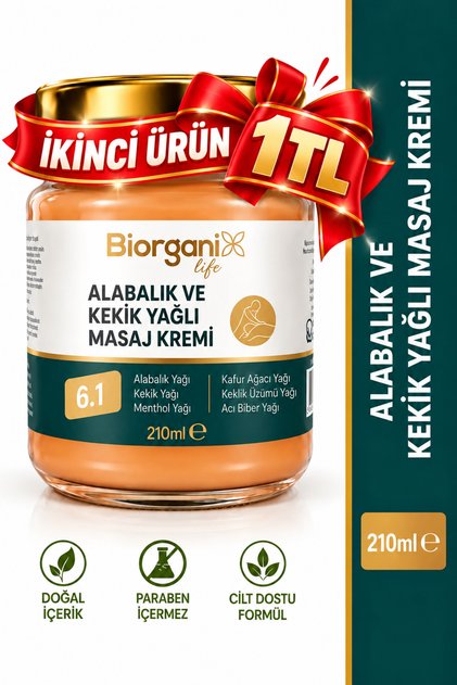 Alabalık Ve Kekik Yağlı Masaj Kremi 210 ML