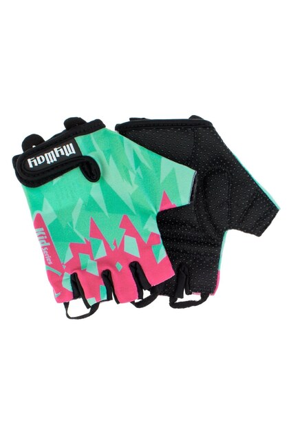 Manusi Ciclism Verde Fucsia pentru Copii - One Size - Sport Jucarii Exterior