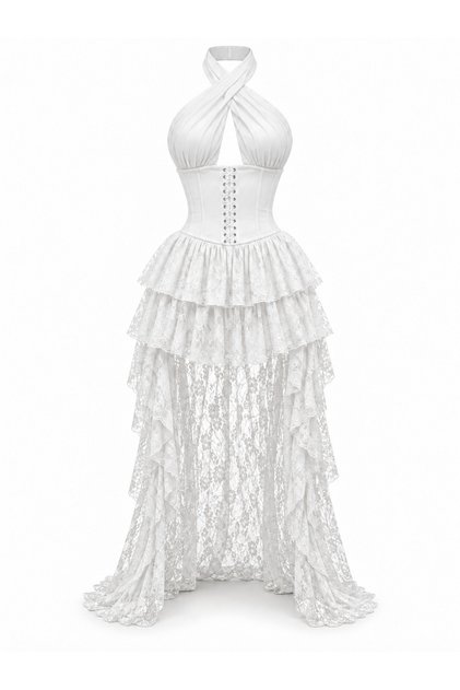 GAİA DANTEL CORSET ELBİSE