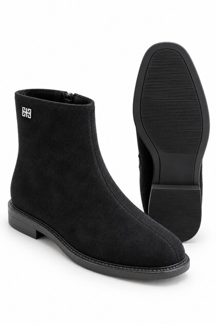Laven Zippered Short Heeled Casual Women's Boots