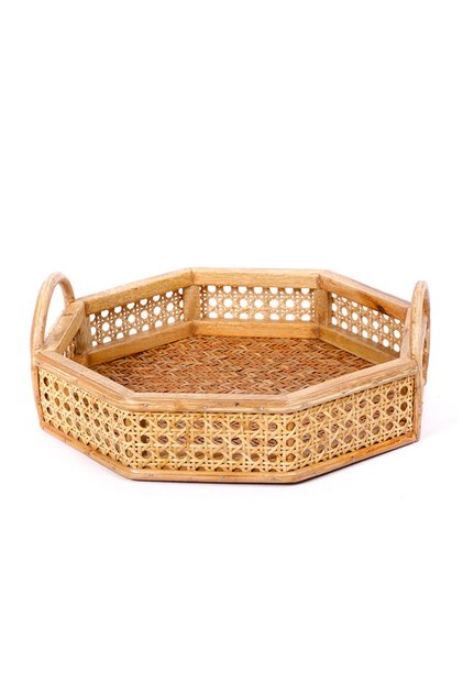 Round Wooden Serving Tray