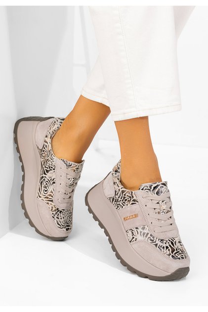 Sneakers cu platformă Densia V2 bej