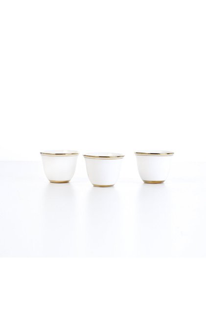 12-Piece Coffee Lantern Set White Gold