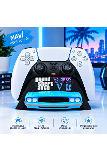 PS5 DualSense Uyumlu GTA 6 Temalı Oyun Kolu Standı