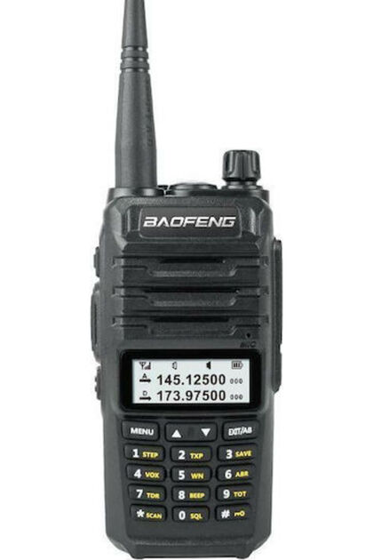 Ασύρματος πομποδέκτης UV-E70 UHF/VHF 5W με μονόχρωμη οθόνη