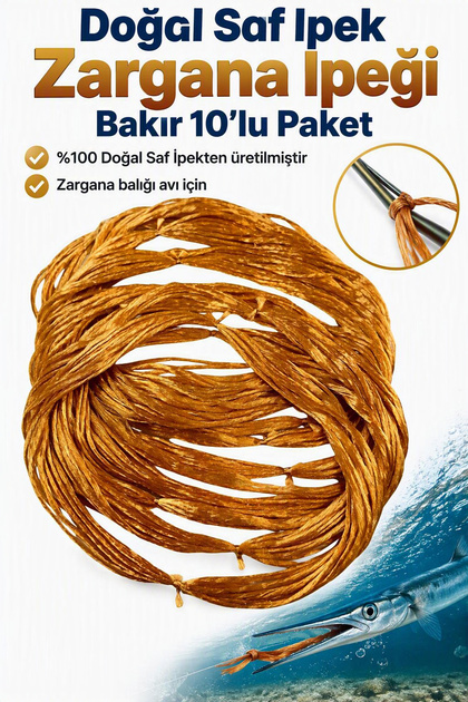 Doğal(%100) Saf İpek Zargana İpeği (10'lu Paket)