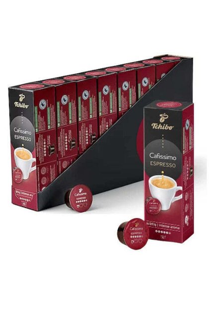 Capsule de cafea Cafissimo Espresso, aromă puternică și intensă, 80 capsule, 600g, intensitate 5/6
