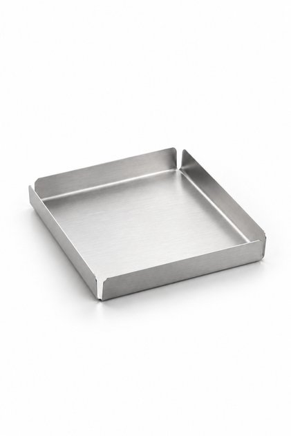Fold Mini 14X14 cm Square Metal Serving and Presentation Tray