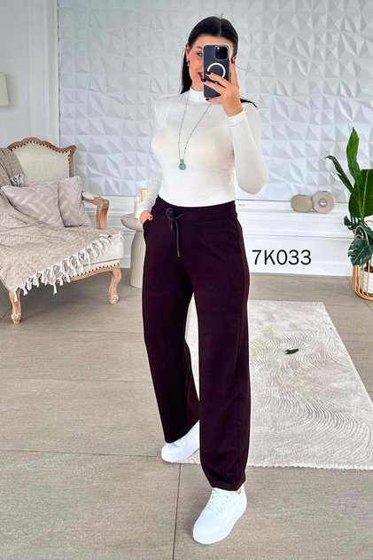 Elastic Waist Modal Trousers 7K033