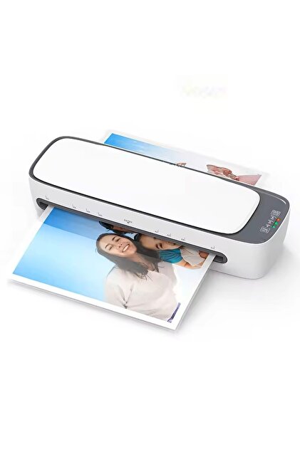Laminator A4 SL688 80-120 microni, la cald și la rece, cu funcție anti-blocare ABS, perforator, rotunjitor de colțuri, inele metalice, ghilotină de hârtie și 10 folii de laminare A4