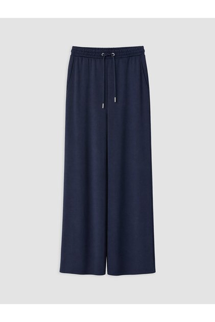Two Mt Shop Quality Lcw Everyday Navy Blue Diving Fabric Plain Comfortable & Relaxing Women's Sweatpants