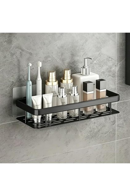 Suction Cup Corner Shower Caddy, Shower Shelves No Drilling, Wall Mounted Showers Organizer Storage