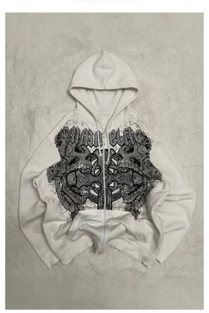 Vintage Mma Elite Men's New Zipper Hoodie