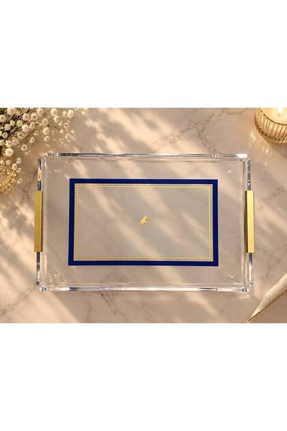 Blue Eco Tray for 6 People