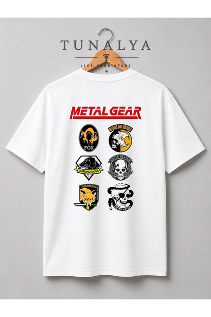 Tunalya Metal Gear Solid Special Design Printed Unisex Premium Cotton T-Shirt