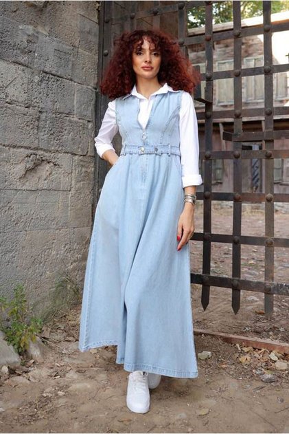 27K9267 - AÇIK MAVİ - MY MAGAZİN - DENİM JİLE