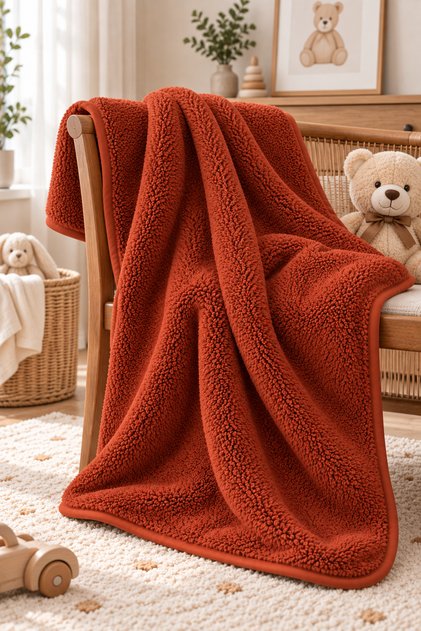 Wellsoft Baby Kids Blanket 100X150 cm Soft Swaddle Stroller Nursery Kindergarten Cover | Tile