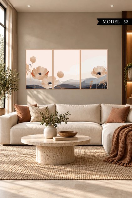 Adhesive Felt Painting - Poster Flower (Model- 32)